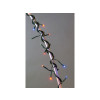 GUIRLANDE LUMINEUSE INT EXT FLICKER 192LED MULTICOLORE CABLE VERT 16M