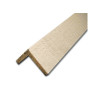 BAGUETTE ANGLE BRUT DE SCIAGE 2 BORDS DROITS BALNC CERUSE 24X24X2400MM