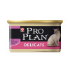 PATEE CHAT PRO PLAN DELICATE MOUSSE RICHE EN DINDE 85G