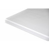 PLAN DE TRAVAIL DECOR BLANC 3040X645X38MM STRATIFIE 2 ARRONDIS