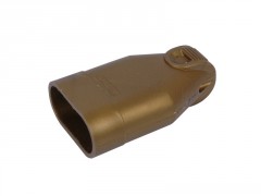 FICHE ELECTRIQUE FEMELLE DROITE 2 POLES 6A OR