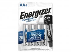 PILE AA LITHIUM ENERGIZER LOT DE 4