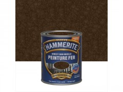 PEINTURE FER CHATAIGNE MARTELE HAMMERITE 0,75L
