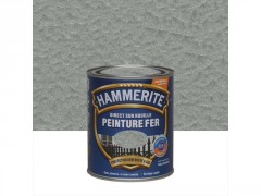 PEINTURE FER GRIS ARGENT MARTELE HAMMERITE 0,75L