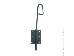 VERROU BAIONNETTE DIAMETRE 16MM LONGUEUR 500MM NOIR
