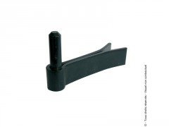 GOND SCELLEMENT DOUBLE 30X5X160MM DIAMETRE 14MM ACIER NOIR