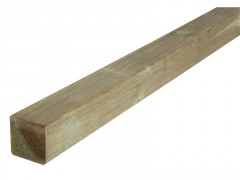 POTEAU POUR PANNEAU DE CLOTURE BOIS 7X7X240CM CARRE NATUREL