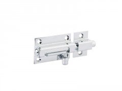 TARGETTE PENE ROND LAITON CHROME 35MM SOUS BLISTER