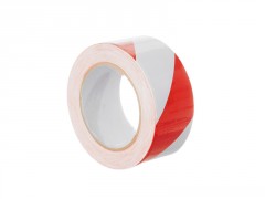 RUBAN ADHESIF ROUGE BLANC 33M