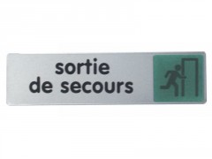 PLAQUE 170X40 SORTIE SECOURS