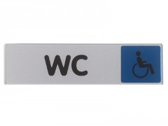PLAQUE 170X40 WC HANDICAPES