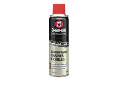 LUBRIFIANT CHAINE/CABLE AEROSOL 250ML 3 EN 1 TECHNIQUE