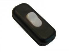 INTERRUPTEUR FIL BASCULE UNIPOLAIRE LUMINEUX 460W MAXI NOIR
