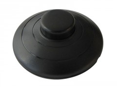 INTERRUPTEUR PIED UNIPOLAIRE 2A 250V NOIR