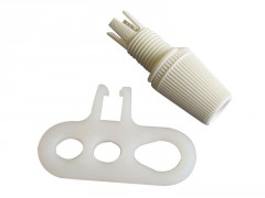 CHAPE DE SUSPENSION + SERRE CABLE MALE 10X1