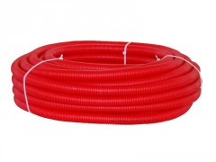 TUBE PER GAINE EAU CHAUDE DIAMETRE 20 LONGUEUR 25M ROUGE