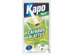 ANTI CAFARD/BLATTE PIEGE KAPO VERT LOT DE 5