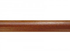 BARRE A RIDEAU BOIS D28 2M00 MERISIER