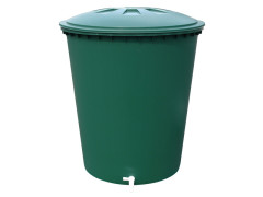 CUVE EAU CYLINDRIQUE 510L + COUVERCLE + ROBINET VERT