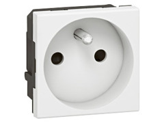PRISE 2 POLES/TERRE BORNE VIS 2 MODULE MECANISME MOSAIC