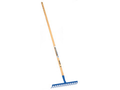 RATEAU FORGE 14 DENTS COURBE MANCHE FRENE