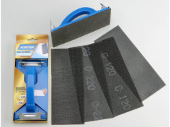 CALE A PONCER 93X230 + 4 ABRASIFS NORTON