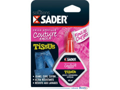 COLLE D'ASSEMBLAGE COUTURE/TISSUS DECO SADER BIBERON 40ML