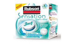 RECHARGE GALET ABSORBEUR D'HUMIDITE SENSATION 3 EN 1 RUBSON X2