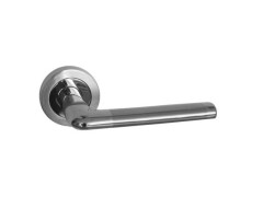 POIGNEE DE PORTE BEQUILLE SUR ROSACE SOPHIE CLE L SUR CALE DE 2 PIECES