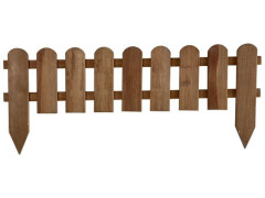 BORDURE BARRIERE PIN A PLANTER PANORAMA 28/45X110CM COLORIS MARRON