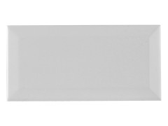 CARRELAGE MURAL ARTENS METRO 7.5X15 CM BLANC BRILLANT 0,5M2
