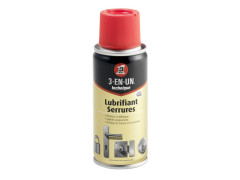LUBRIFIANT SERRURE AEROSOL 100ML 3 EN 1