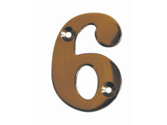 CHIFFRE 6 51MM LAITON