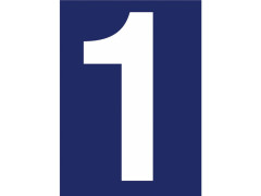 NUMERO RUE 1 ADHESIF