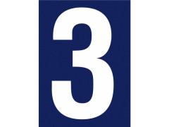NUMERO RUE 3 ADHESIF