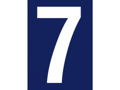 NUMERO RUE 7 ADHESIF