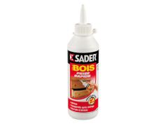 COLLE D'ASSEMBLAGE VINYL BOIS INTERIEUR SECH.RAPID SADER TRANSP B250G