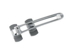 ENTREBAILLEUR DESIGN PORTE RECOUVRANTE OU AFFLEURANTE NICKEL MAT