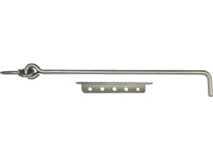 CROCHET CREMAILLERE REGLABLE VIS 300 INOX SUR COMMANDE