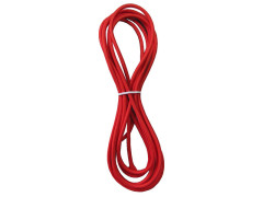 FIL DE LUMINAIRE TISSU 2X0.75MM2 4 METRES ROUGE