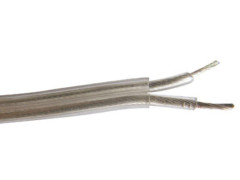 FIL DE LUMINAIRE H03VVH-2F 2X0.75MM2 3 METRES TRANSLUCIDE
