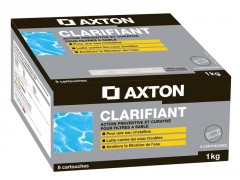 CLARIFIANT PISCINE FLOCULANT AXTON 8 CARTOUCHES 1 KG