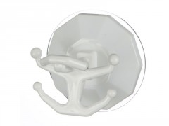CROCHET VENTOUSE FIXCUP 7,5X7,5,X6CM BLANC