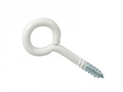 PITON A VISSER 3.5X20 ACIER EPOXY BLANC SAC 12