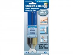 SERINGUE EPOXY STOP FUITE ACIER