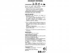 COLORANT UNIVERSEL 25ML NOIR