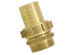 RACCORD 3 PIECES DROIT LAITON 26X34MM TUYAU DIAMETRE 25MM