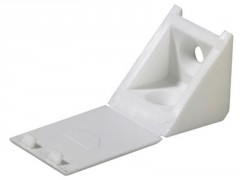 RACCORD ANGLE PLASTIQUE BLANC 23X23X24 X8