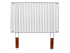GRILLE DE BARBECUE SIMPLE SUR PIEDS 62X40CM