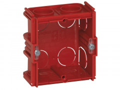 BOITE ENCASTREMENT MUR PLEIN 1POSTE 71X71X40 BATIBOX 1PX